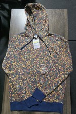 Nike Hoodie Sweatshirt Club Fleece Pullover FQ6148-410 Navy Floral Men's Small