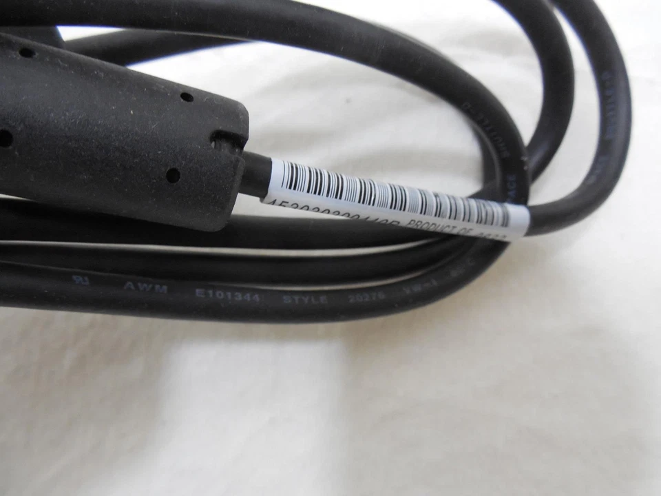 New AWM Style 20276 19 Pin Male DVI-D TO Male DVI-D VW-1 Cable P/N E101344 6FT - Image 2 of 4