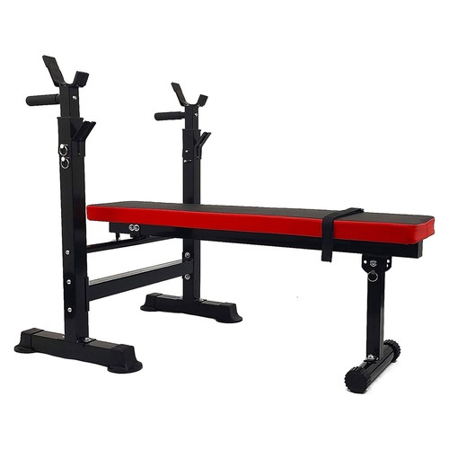 BalanceFrom LX400 Adjustable Olympic Workout Bench with Squat Rack - Picture 2 of 5
