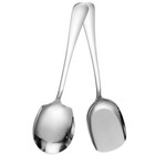 Large Serving Spoon Thickened Male Spoons Portion Silver Kitchen