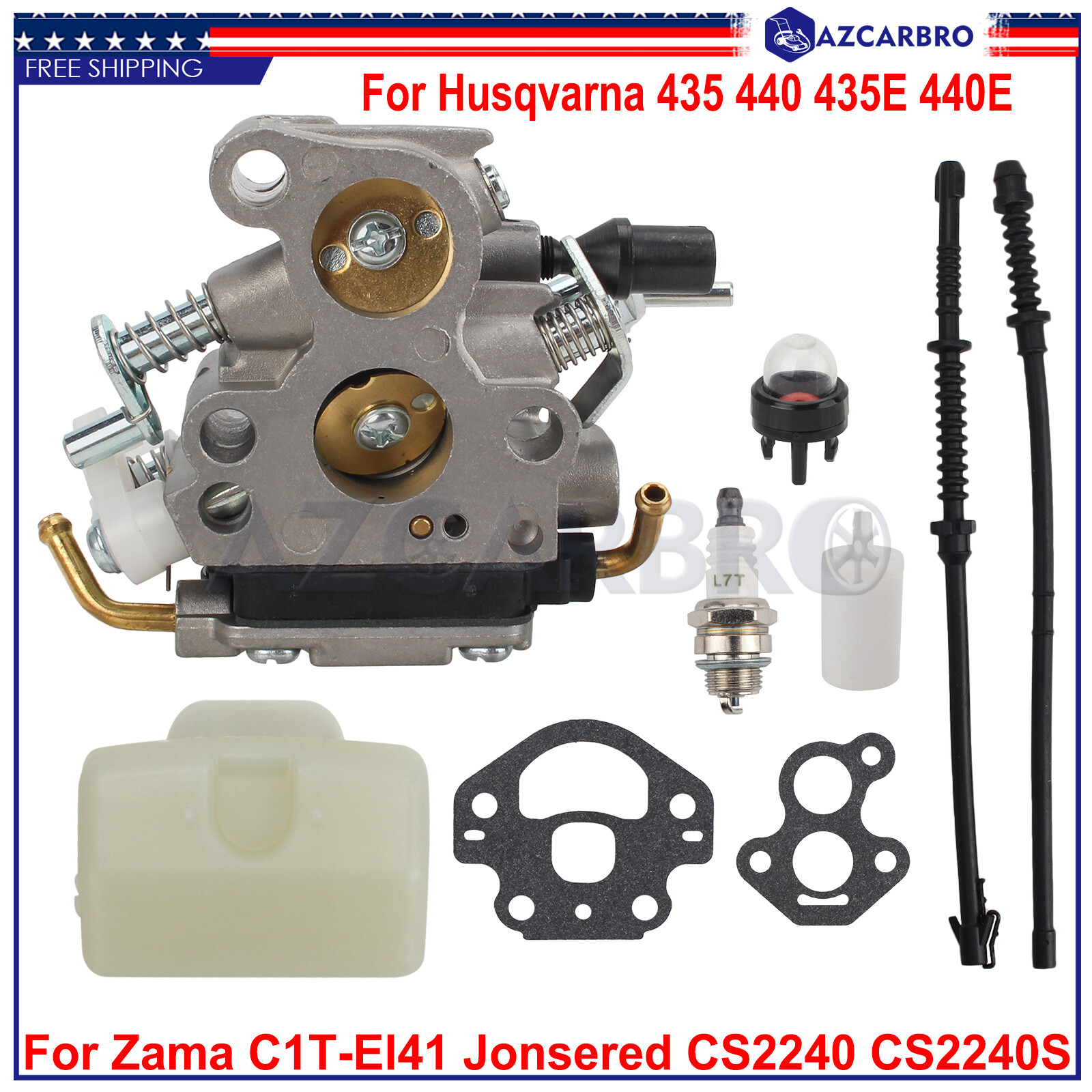 Carburetor For Jonsered CS2240 CS2240S MccUlloch CS410 Chainsaw Zama
