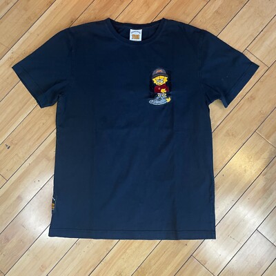 Cayler & Sons Garfield Embroidered Graphic Tee Retired Sporty Cat Men Sz L
