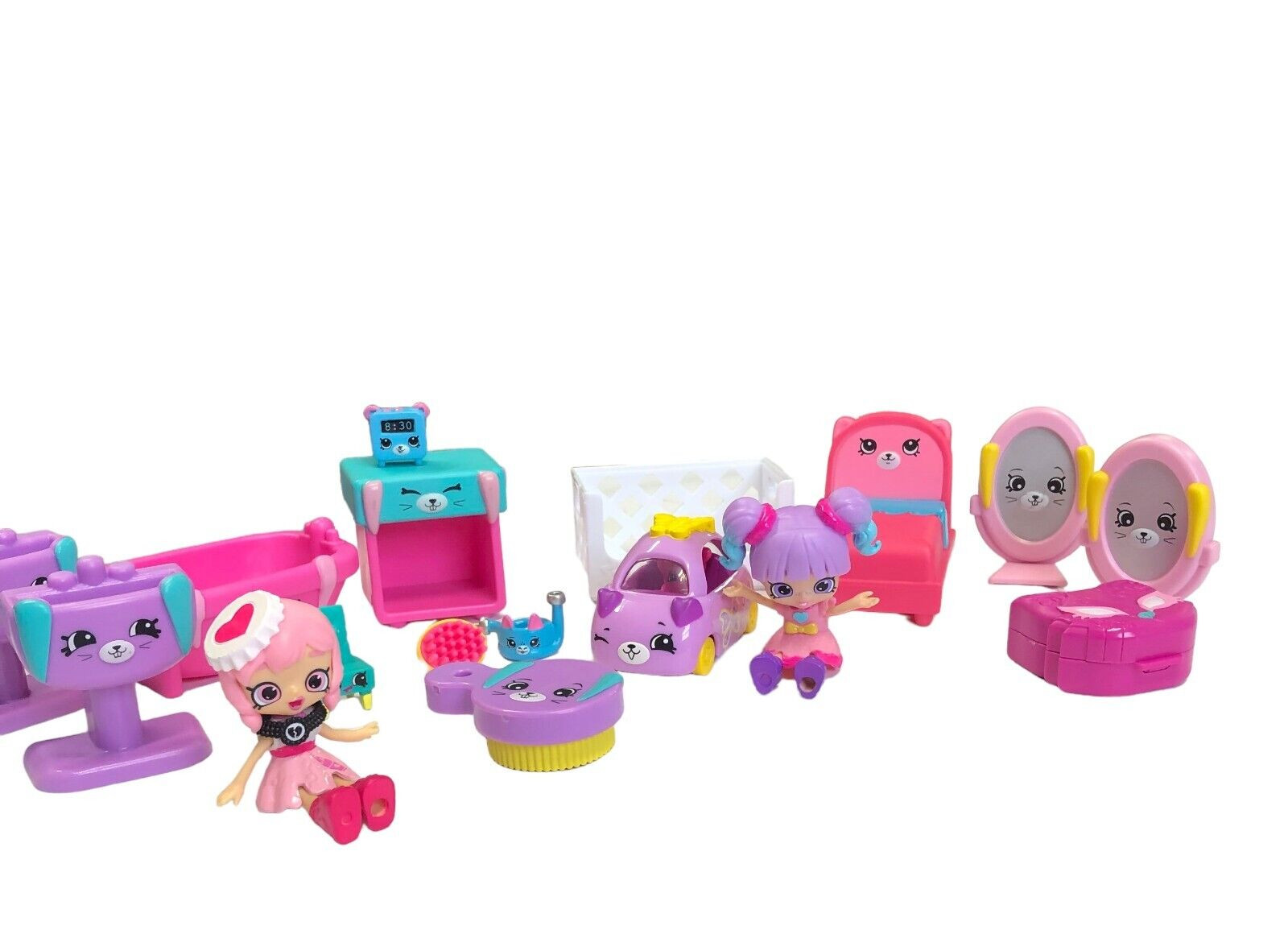 3 In Furniture Mcdonald&rsquo;s Toys Bedroom Bathroom Car Polly