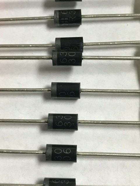 10 Pcs DIODES INC SR306 Diode Schottky 60V 3A 2-Pin DO-201AD | eBay