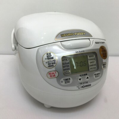 ZOJIRUSHI 220-230V Reiskocher NS-ZLH10-WZ Weiß 1L  680 W Hergestellt in Japan...