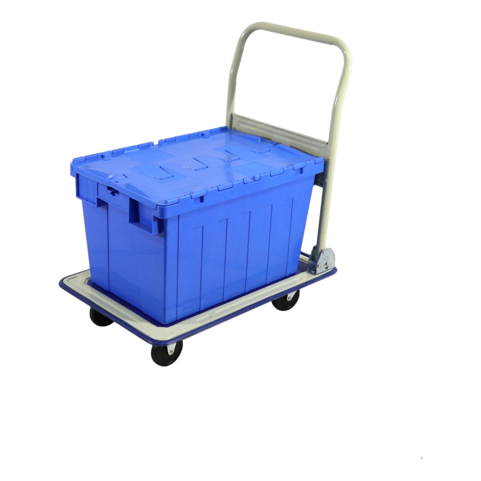 NEW Storr 4 Wheel Platform Trolley / Dolly 150kg Capacity With Folding Handle
