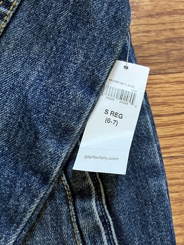 Gap Kids Size S (6-7) Dark Wash Denim Classic Jean Jacket NWT NICE!! - Picture 2 of 4