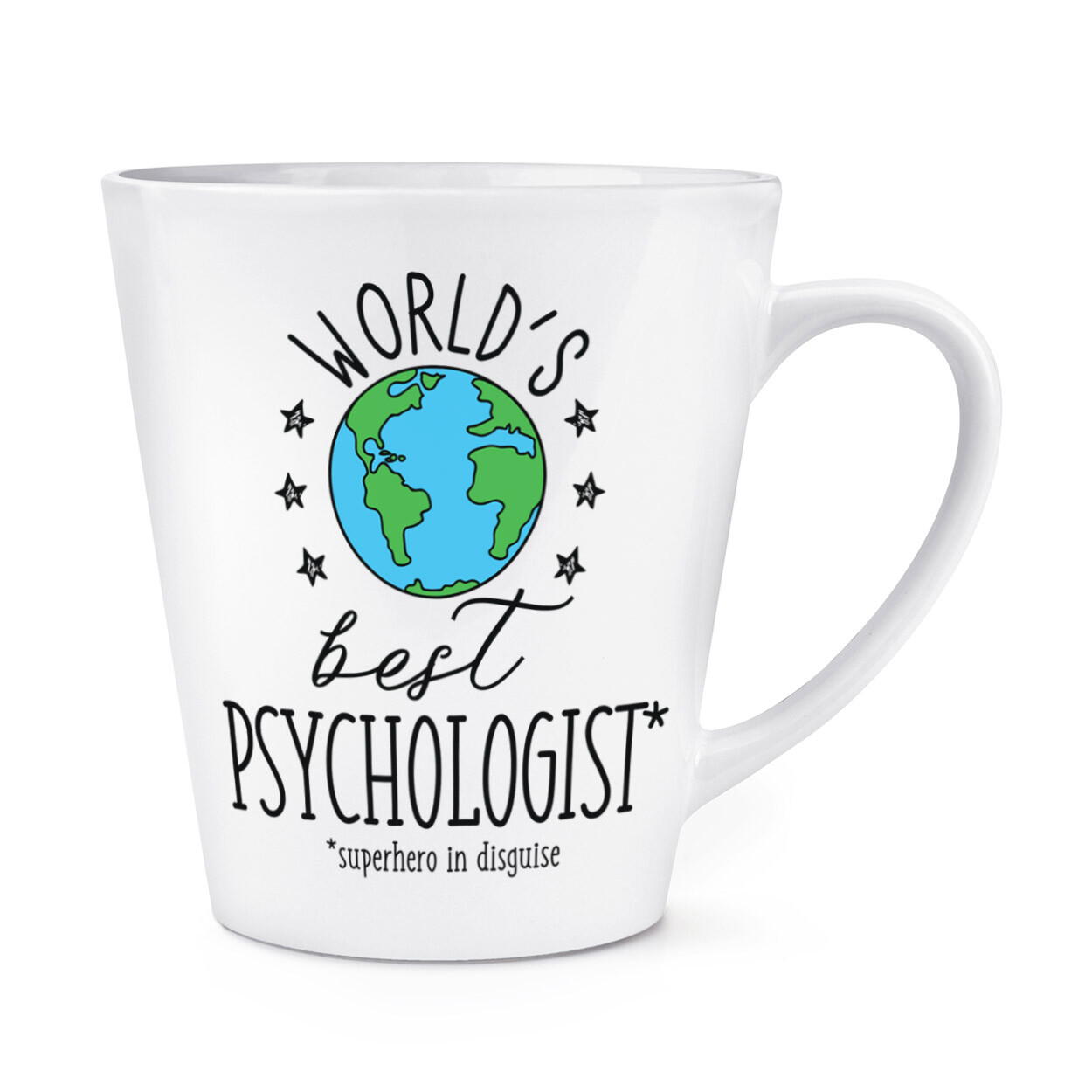 World's Best Psychologist 12oz Latte Mug Cup Funny Joke Favourite Psychology