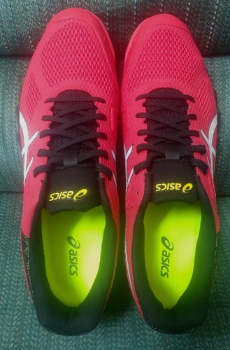 Asics Herren US Größe 11,5 Badmintonschuhe Gel Blade 7 rot gelb 1071A029 (neu ohne Karton) - Bild 4 von 12