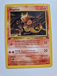 Magmar 39/62 1st Edition Fossil Uncommon Pokemon Card
