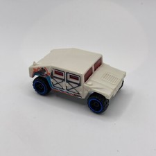 Hot Wheels Hummer H1 General Corp White Loose Diecast Car Multi Buy Post Discs.