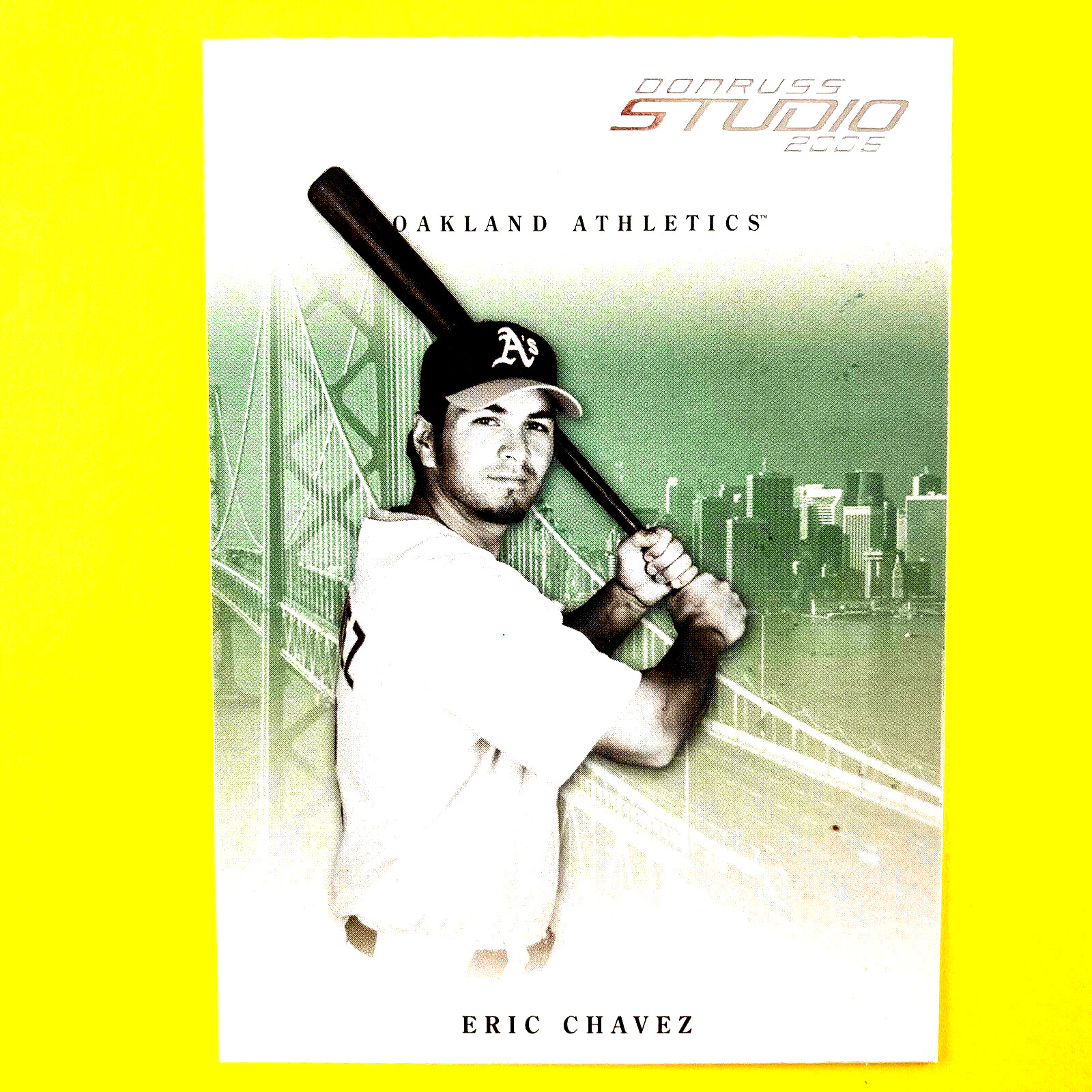 Eric Chavez 2005 Donruss Studio Card #203 MLB Oakland Athletics