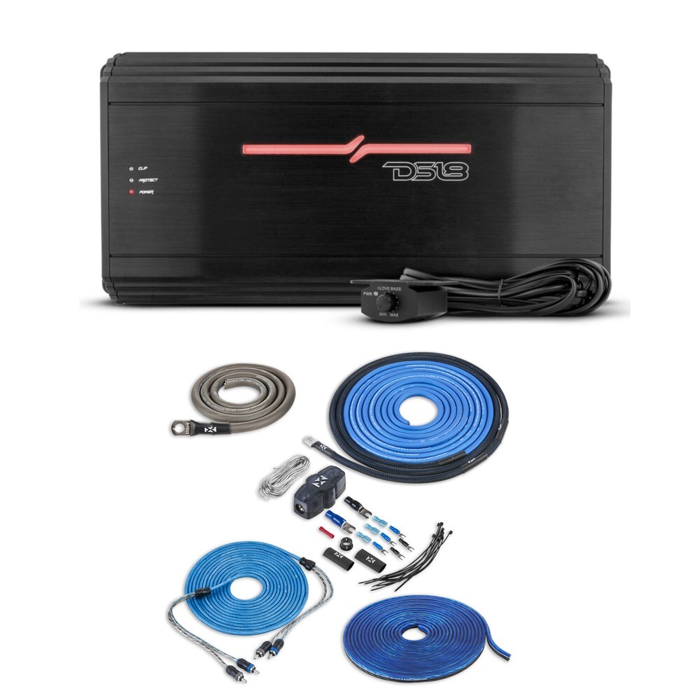 Моноблочный усилитель DS18 ZR15001D мощностью 4500 Вт RMS класса D с комплектом усилителей 5209000₽