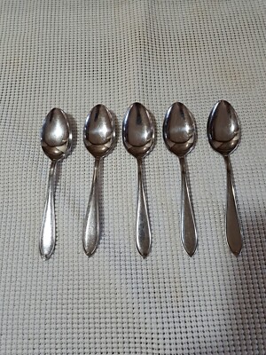 VTG Hackman Sorsakoski 5 pcs Table Spoons Stainless Steel Finland Flatware