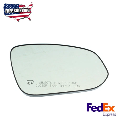 Mirror Glass Heated Passenger Side Fits 2014-2019 Toyota Highlander