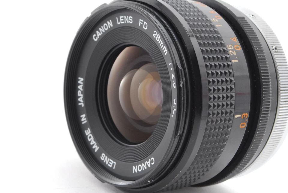 【EXC＋５】Canon FD 28mm f/2.8 S.C. SC Wide Angle MF Lens Works Fine from Japan - Image 3 of 4