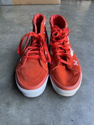 WTAPS x Vans Syndicate Sk8 Hi Bones sz 9.5 Orange | eBay