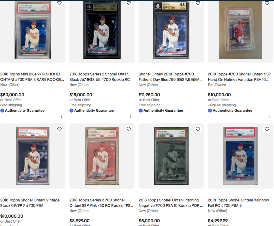 2018 Topps Series-2 HOBBY HTA Jumbo Pack Look4 Shohei Ohtani