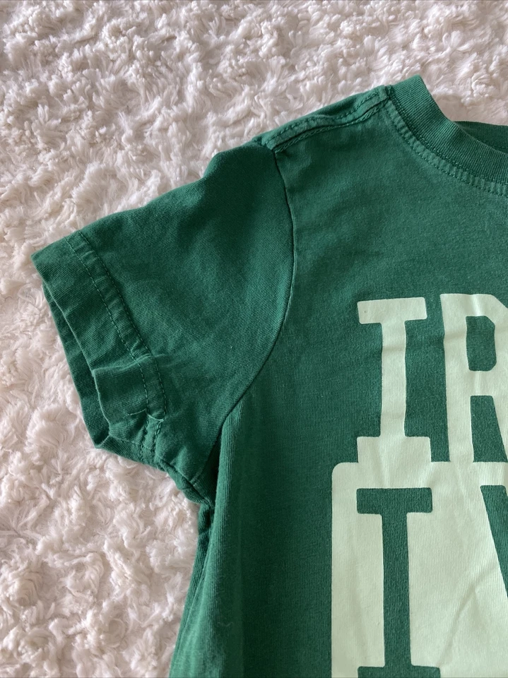 Camisa de manga corta Crazy 8 Boys IRISH I WAS IRISH Día de San Patricio XS 4T Foto 4 de 4