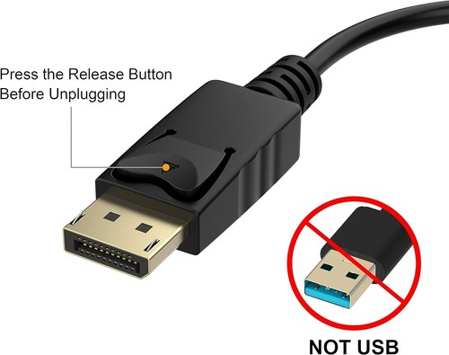 Compact DisplayPort DP to VGA Adapter - Reliable Connect with 5- - Picture 6 of 10
