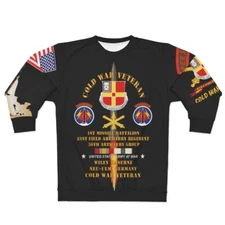 Unisex Sweatshirt - 1st Bn, 81st Arty 56th Arty  - Wiley, New Ulm, Cold War Vet