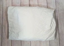 SIMPLE OPULENCE BEDDING Linen Cotton Blend Fitted Sheet White FULL SIZE