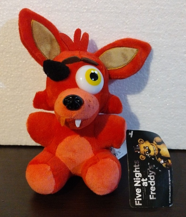 Good Stuff Five Nights At Freddys Plush Foxy Stuffed Animal 7” Red Fox New  (Y)
