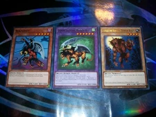 Chimera the Flying Mythical Beast + Gazelle + Berfomet MZMI Yu-Gi-Oh!