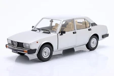 New MITICA ALFA ROMEO ALFETTA 2000L 1978 1:18 Model Car SILVER 200013 KidBX