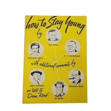 1956 GM General Motors Employee Rack Service Booklet, How to Stay Young