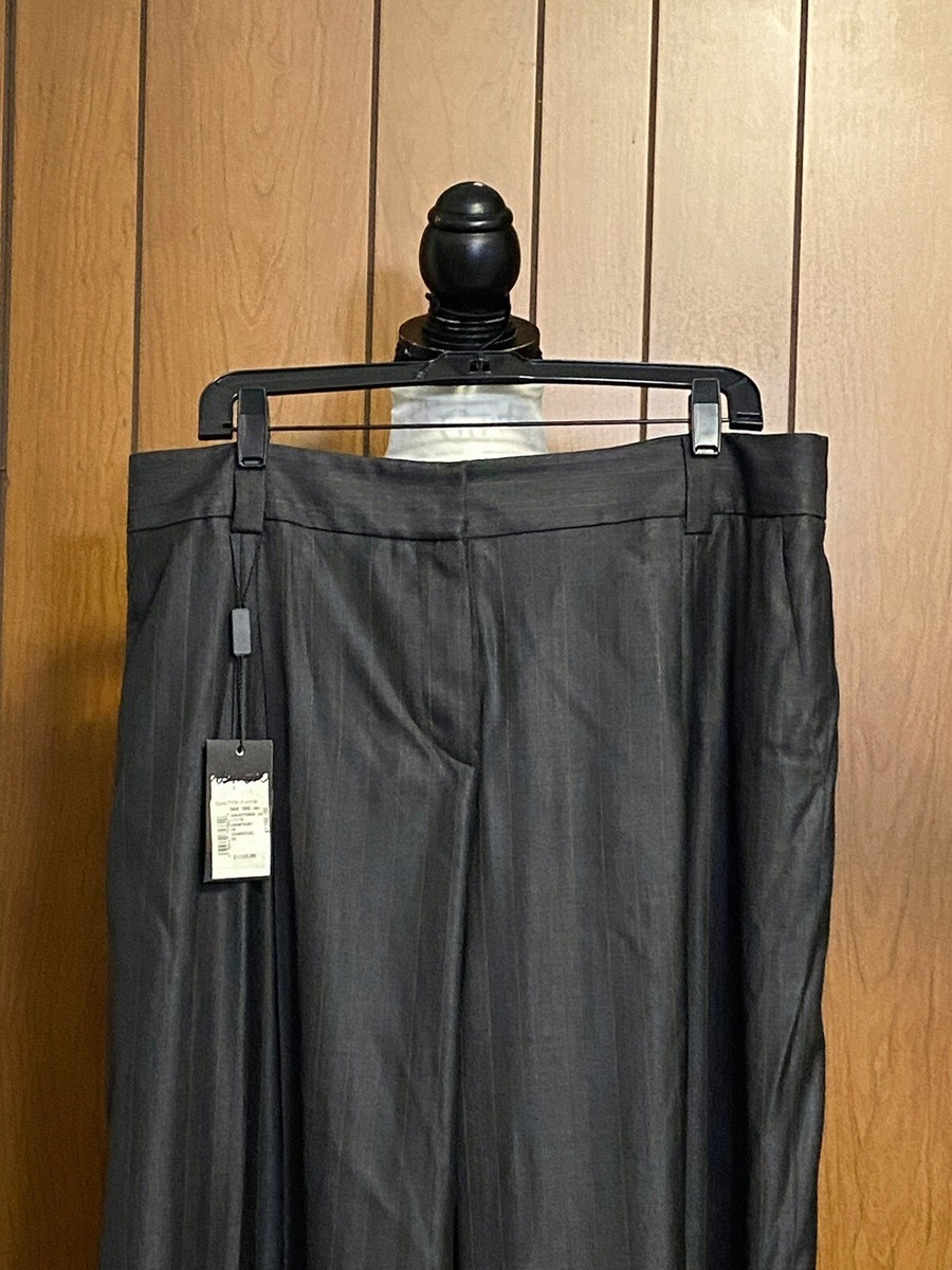 Giorgio Armani wide-leg wool-blend trousers size 50/ us size 14  display picture 1