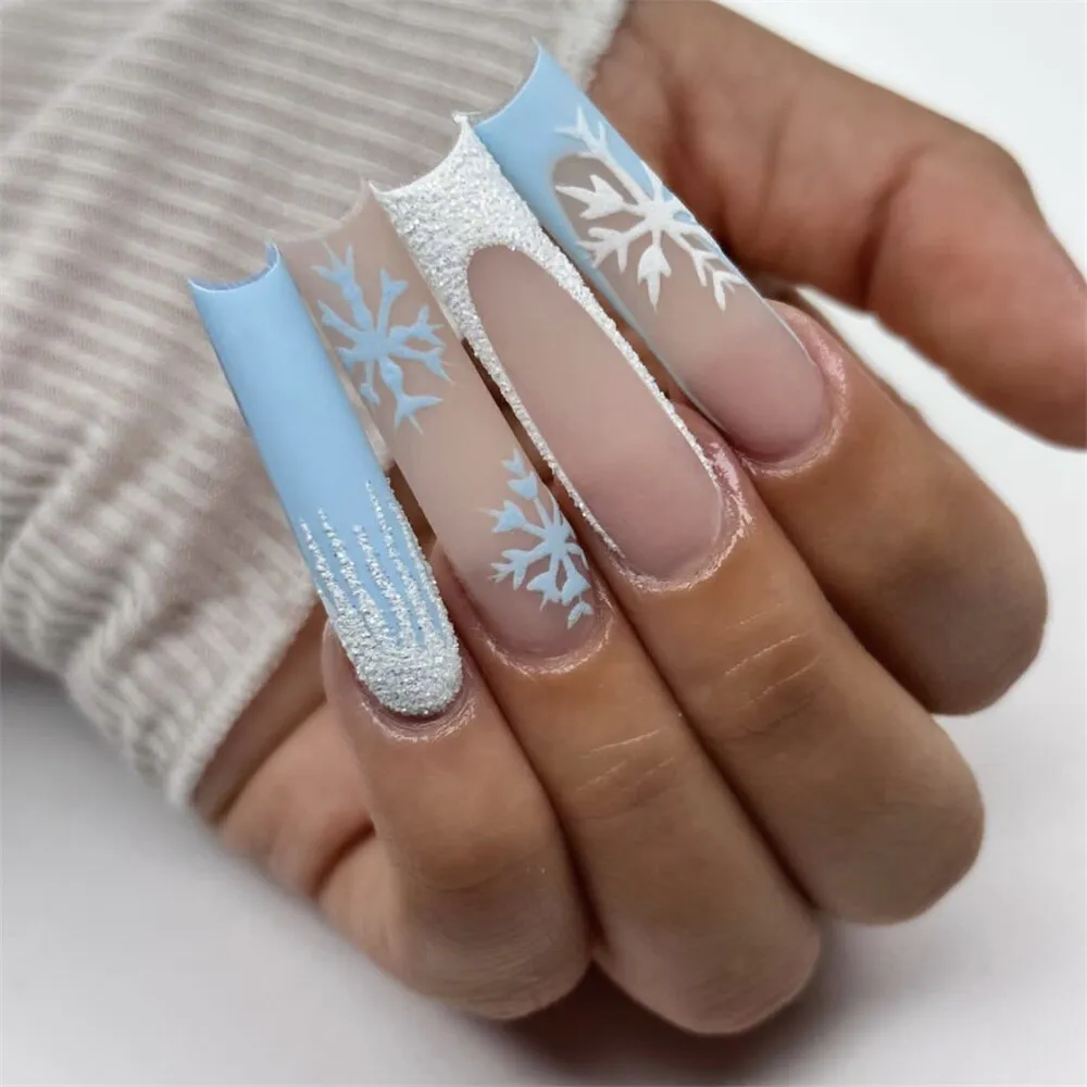 Frozen nails - Nail Art
