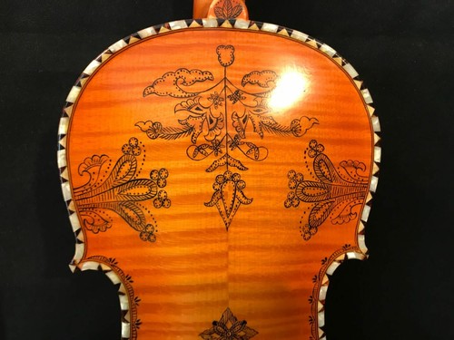 Deluxe ausgefallene norwegische Geige 4/4 Geige Hardanger Geige, toller Klang - Bild 6 von 10