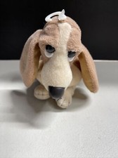 Applause 7 Hush Puppy Beanbag Basset Hound Plush Tan Cream Collectible Plush