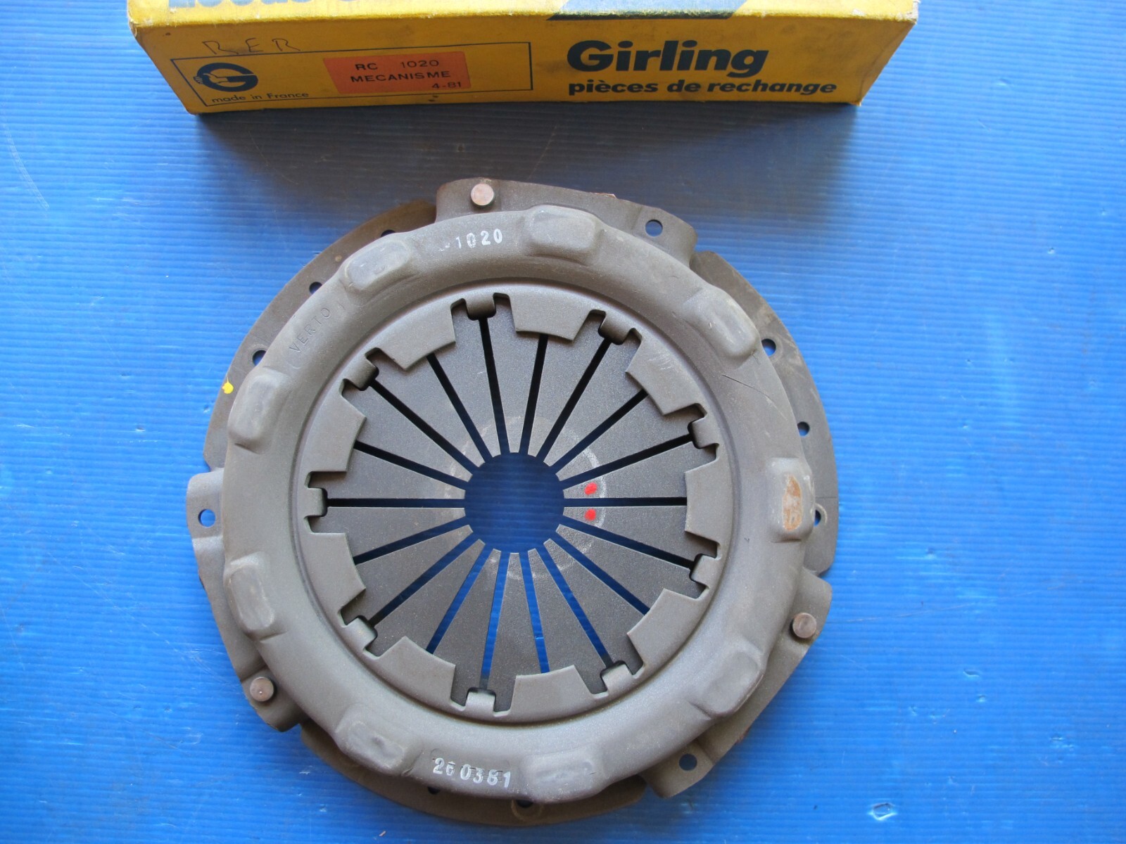 Mécanisme d'embrayage Girling Citroën CX 2000 Reflex et Renault 20 TS 215mm