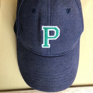 blue and green polo hat