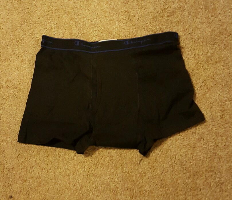 CHAMPION 3 mens cotton performance long leg boxer briefs black size L eBay