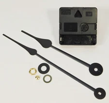 Quartex Quartz Battery High Torque Clock Movement Long Shaft With 7" Hands