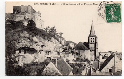 MONTRICHARD - Loir & Cher - CPA 41 - le vieux Chateau bati par Fourques Nerra