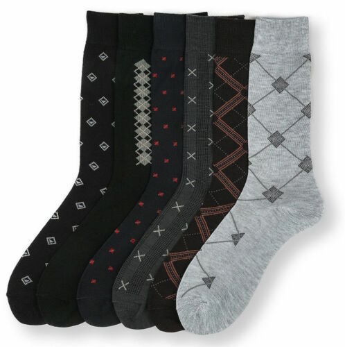 6 12 paires de chaussettes habillées homme motif designer Focus #XZFocus 9-11 10-13 - Photo 1 sur 3