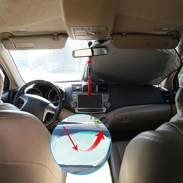 Car Shield Windscreen Windshield Front Glass Sun Shade Cover Foldable
