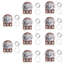 10x A250K Mini Audio Guitar Pots 15mm Short Shaft 250K Guitar Potentiometers