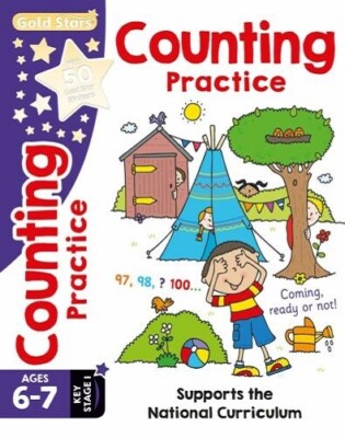 Counting Practice Ages 6-7 Key Stage 1 With Gold Stars NEW Paperback Workbook