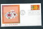 US SC # 3997d  Chinese New Year - Rabbit -  FDC . Fleetwood Cachet