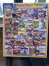 White Mountain Puzzle Cereal Boxes New Sealed 1000 Pieces