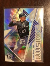 2019 Panini Optic Baseball Holo Illusions #OI-5 Trevor Story Colorado Rockies