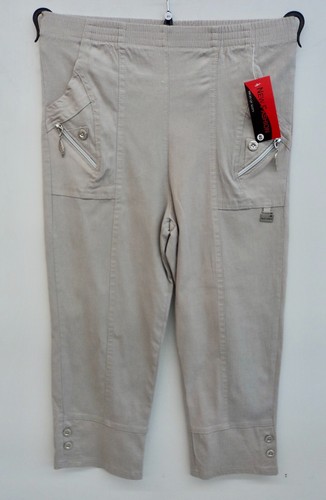 Damen Stretch Sommerhosen Caprihose 3/4 Hosen Schlupfhosen 7/8 Hosen 38 bis 54 - Picture 15 of 18
