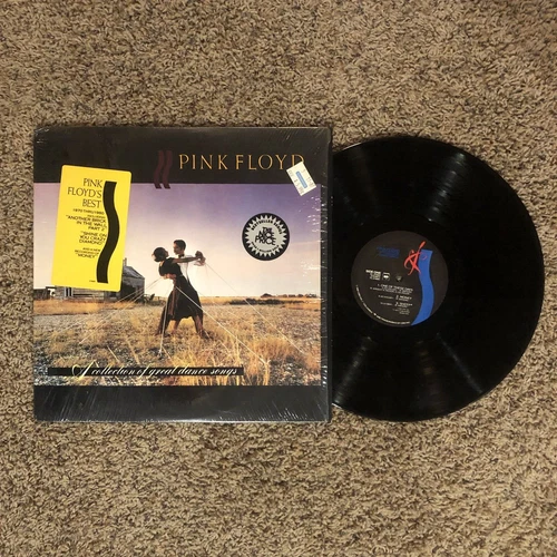 PINK FLOYD - A COLLECTION OF GREAT DANCE SONGS, LP, 1981, SHRINK W/ HYPE STICKER