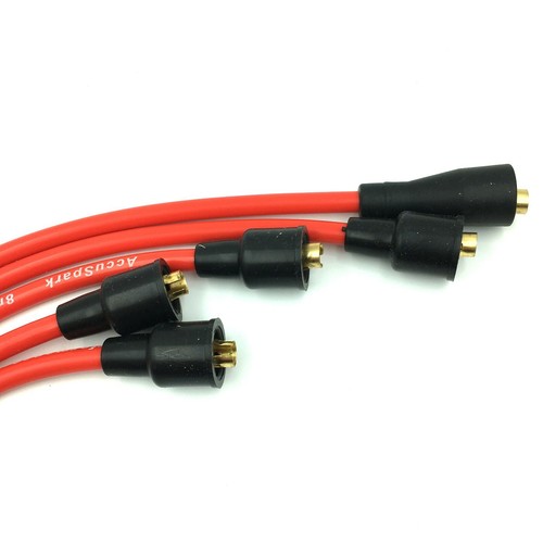 AccuSpark Red Silicon High Performance Carbon Core HT Leads for Volvo P1800 - Picture 4 of 7