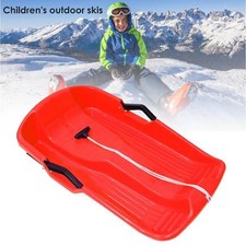 CHILD ADULTS SNOW SLEDGE HEAVY DUTY TOBOGGAN SLEIGH SLEDDING  